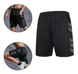 Short Cómodo Suelto Con Bolsas Ejercicio Correr Gym