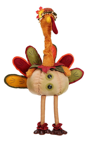 Muñeca De Pavo De Acción De Gracias Con Flor De Mesa De Acci