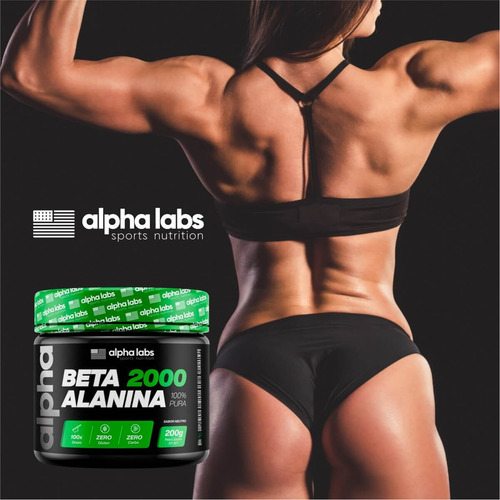 Betalanima 100% Pure 200g Sabor Natural + Carnosin Muscular Sabor Sem Sabor Alpha Labs