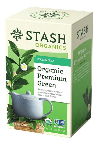 Te Stash Organic Premium Green Tea - Unidad a $2322
