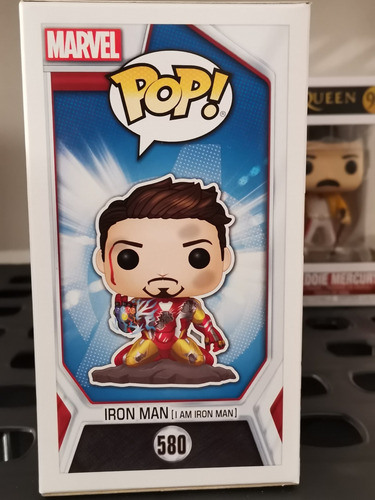 Funko Pop! Iron Man (i Am Iron Man) #580. Glow. Sticker Px