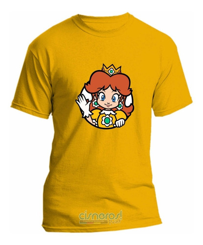 Playera Princesa Daysi Mario Bros Nintendo