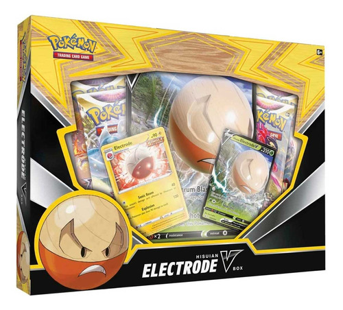 Caja De Cartas Pokémon Tcg: Husuian Electrode V Box Inglés