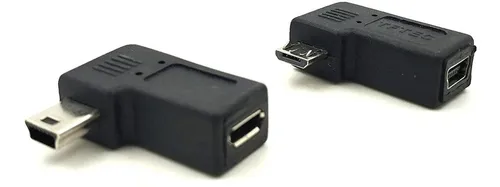 Adaptador Duttek Micro Usb A Mini Usb, 90 Grados/m-f