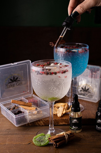 Imagem 6 de 7 de Kit 4 Xaropes Para Drinks Take Gin Tônica - Bitters