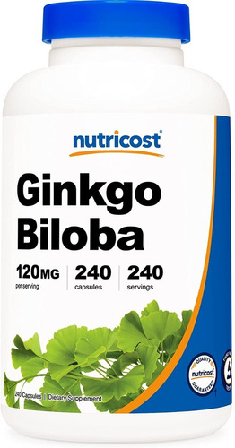 Nutricost Ginkgo Biloba 120mg 240 Capsules