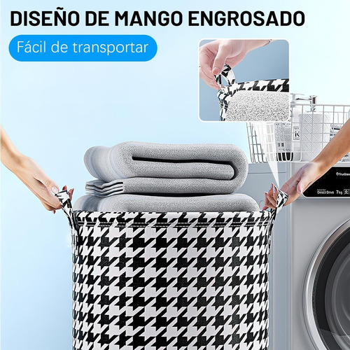 Cesto Ropa Sucia,2pcs 75l Cestos Lavanderia Plegable