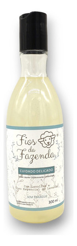 Sabão para Lã Sem Enxague Fios da Fazenda Cuidado Delicado Ideal para Blocagem Feltragem Artesanato Lanolina e Lavanda 300ml