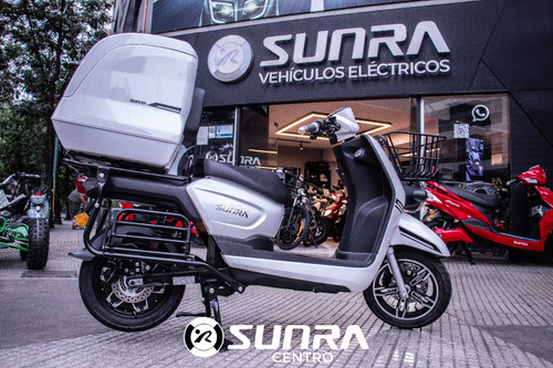 Moto Electrica Sunra Caguu Para Delivery + Envio Y Casco / G