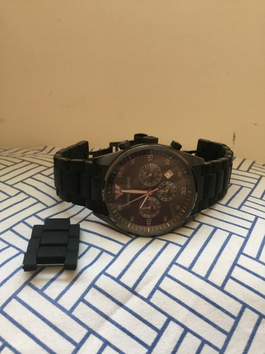 Relógio Emporio Armani Ar5889 Preto Na Caixa Manual Garantia