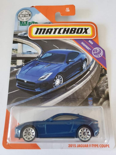 Matchbox #  52/100 - 2015 Jaguar F-type Coupe - 1/64 - Gkk88