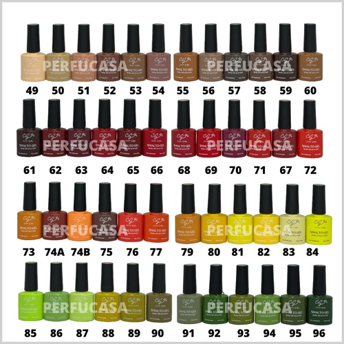 Kit 6 Esmaltes Semipermanente City Girl Uvled