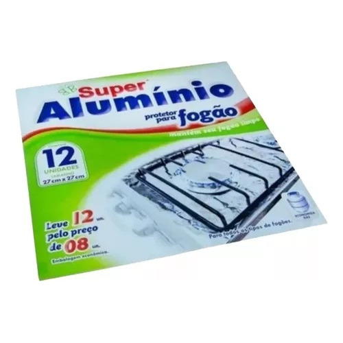 Aluminio Para Cocina, 12 Unidades, 27x27 Cm