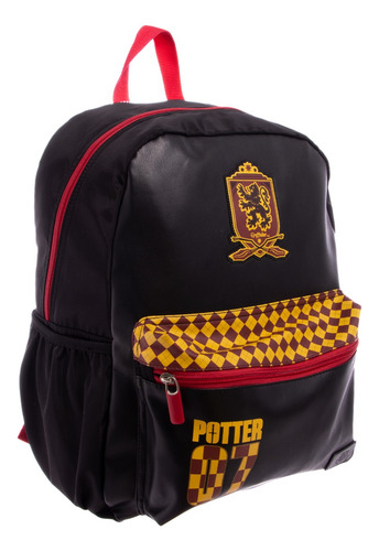 Mochila Escolar Juvenil Truzt Harry Potter Color Negro 40cm