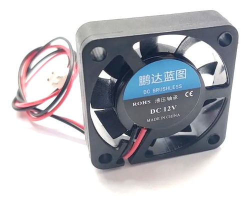 Ventilador Disipador Cooler Cpu 12v 40 X 40 X10 Mm 2 Cables