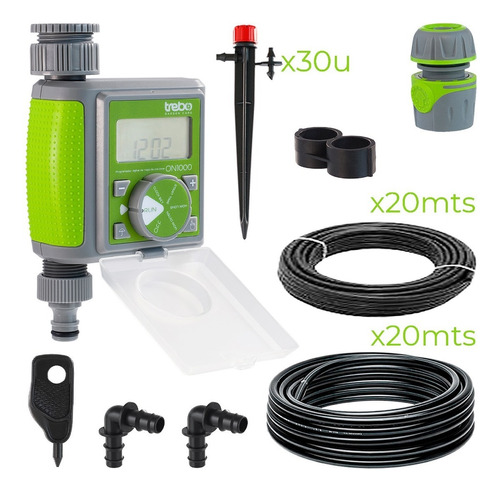 Kit De Riego Jardin 30 Macetas Automático Goteo Huerta