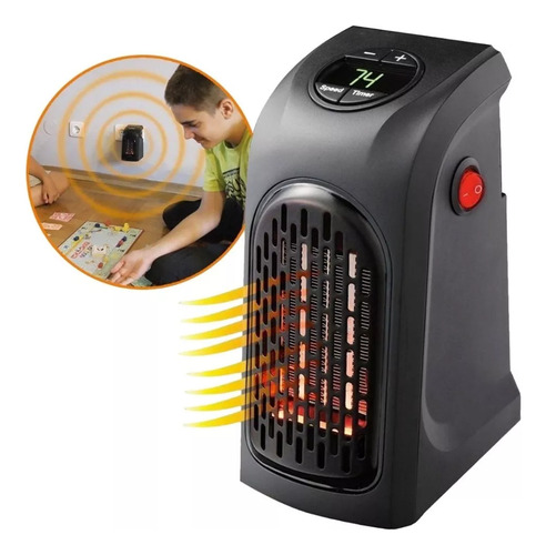 Pack X2 Calefactor Halogeno Portatil De Bajo Consumo 400w
