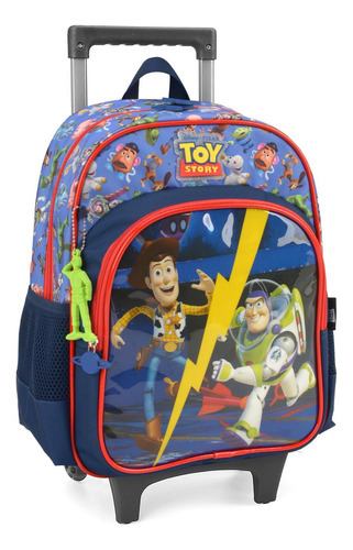 Mochila Rodinhas Escolar Toy Story Woody E Buzzlightyear