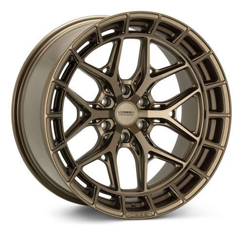 Rodas de bronze forjado Vossen Hfx-1 17x9 6/139 Et0 Cb 106.1 Cor de bronze