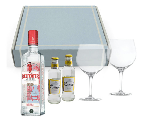 Caja Regalo Beefeater X1 + Copa Cristal X2 + Tonica X2