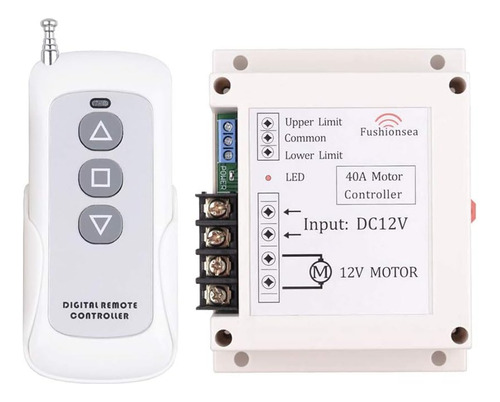 Dc 12v 40a Interruptor De Control Remoto Del Motor 2ch Inter