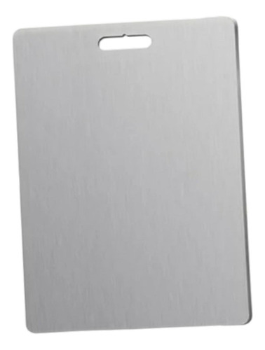 Tabla De Cortar De Acero Inoxidable, Placa 39 Cm X 28 Cm