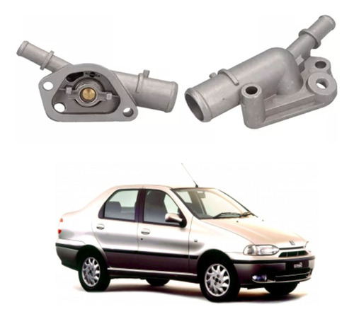 Termostato Fiat Siena 1.6 8 Válvulas Motor Tipo 1996-2000