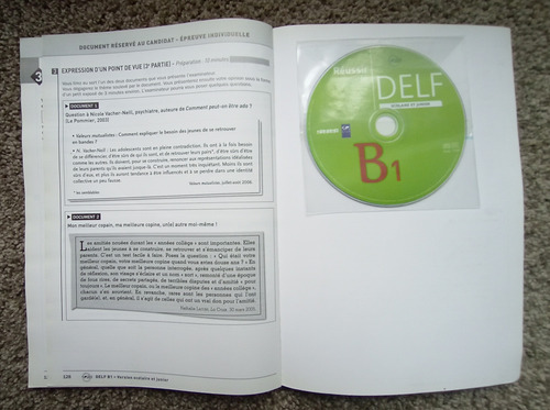 Réussir Le Delf B1,scolaire Et Junior,lepage Y Marty+ Cd (Usado)