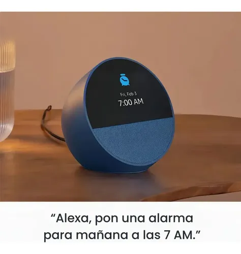 Alto-falante inteligente Amazon Echo Spot 2024 Alexa Smart Home