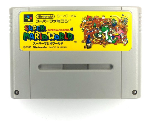 Super Mario World - Juego Original Super Nintendo Famicom Jp