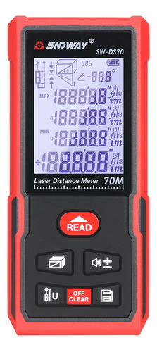 Telémetro De Distancia Sndway Precision Laser Portátil De 70