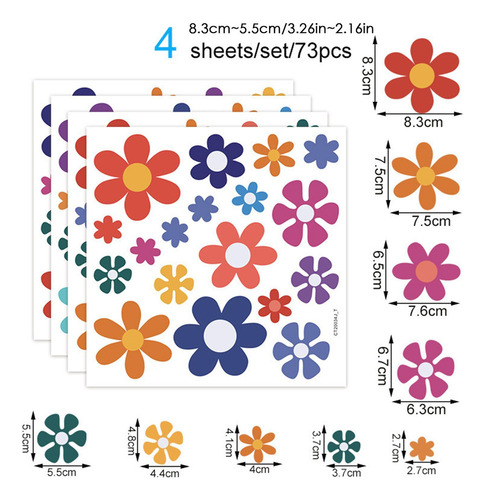 / Adhesivos De Flores Para Coche Pegatinas De Flores Para