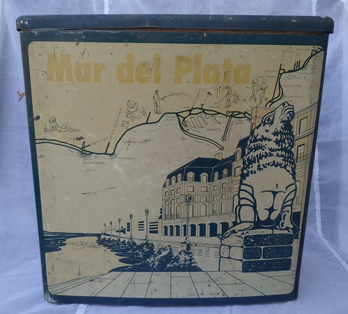 Heladera Antigua De Chapa Y Telgopor Mar Del Plata (Usado)