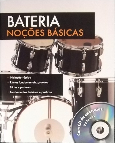 Bateria - Noções Básicas com CD, de Stein, Olaf. Editora Paisagem Distribuidora de Livros Ltda., capa mole em português, 2011