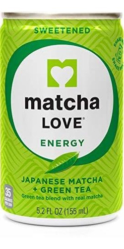 Matcha Energía Del Amor, Endulzado El Té Verde Matcha, (pack