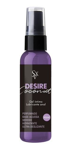 Gel Lubricante Intimo Anal Sin Dolor Deslizante Coconut 75ml