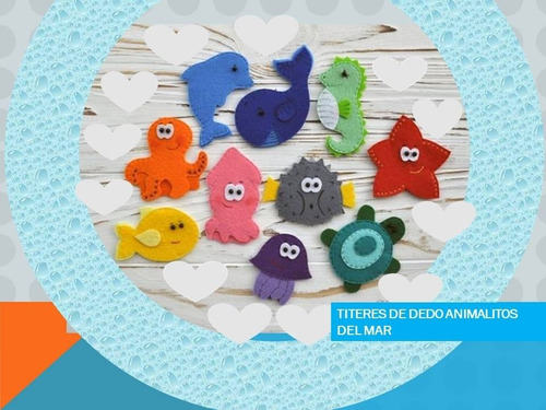 Animalitos De Mar Títeres De Dedo Souvenirs