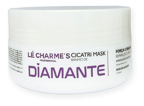 Lé Charme´s Cicatri Mask Profissional Banho De Diamante 300g
