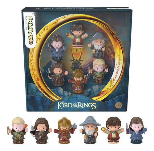 Fisher Price Little People Collector Lord Of The Rings  6 Pz