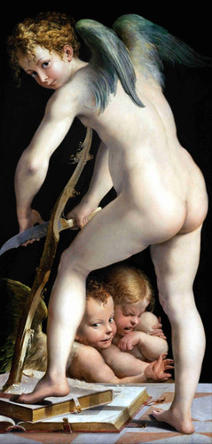 Lienzo Canvas Arte Sacro Religión Ángel Cupido Italia 90x50