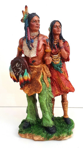Pareja Indios Apaches Resina Artesania Mexicana 01 | Envío gratis Pareja Indios Apaches Resina Artesania Mexicana 01 | Envío gratis