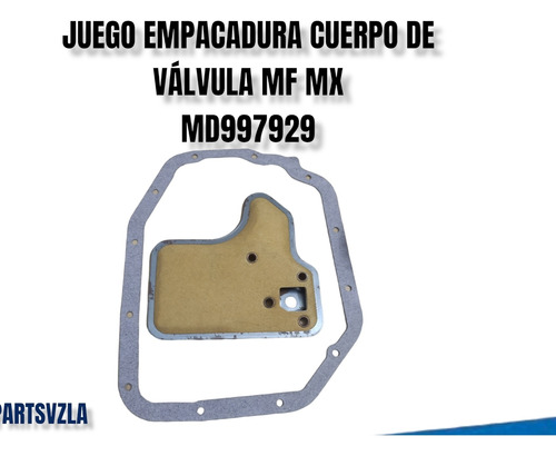 Juego Empacadura Cuerpo De Válvula Mf Mx