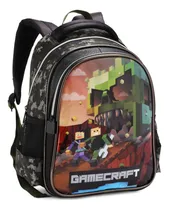 Comprar Mochila Infantil Menino Gamecraft Masculino Costas Grande Escolar Passeio Viagem