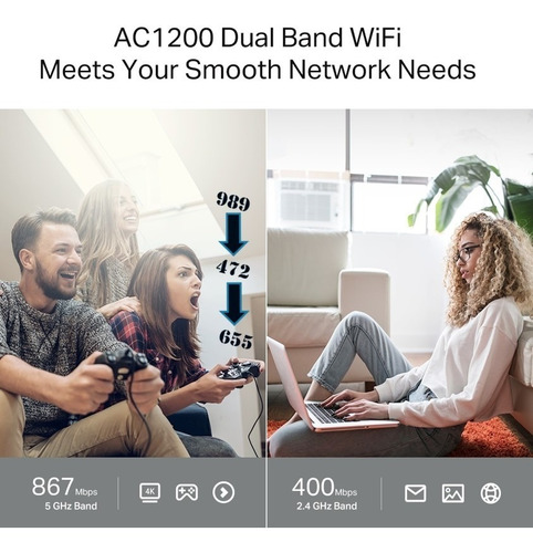 Archer C64 Router Gigabit Inalámbrico Mu-mimo Ac1200