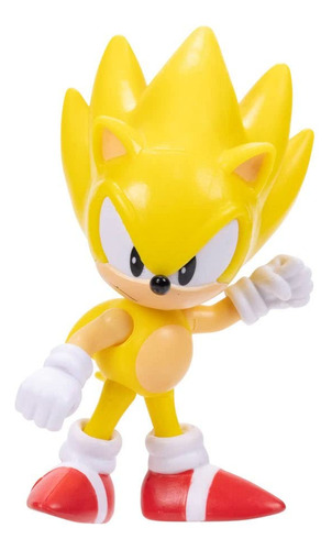 Sonic The Hedgehog Mini Figura De Accin Clsica Super Sonic D