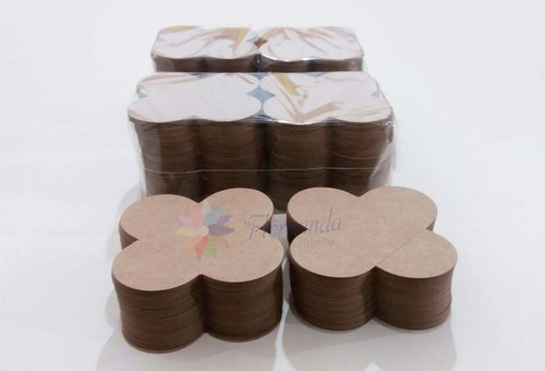 500 Forminhas Caixetas Doces Finos Rústica Kraft 3cm