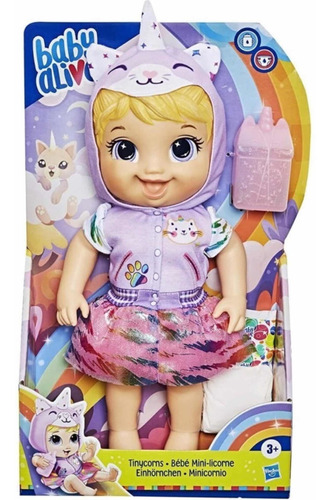 Baby Alive Minicornio Bebe Muñeca Unicornio Rubia