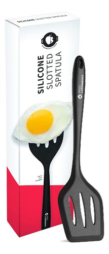 Espátula Giratoria De Silicona Cook | Espátula Ranurada Para