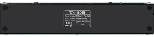 Pedalera multiefecto para bajos M-vave Tank-b