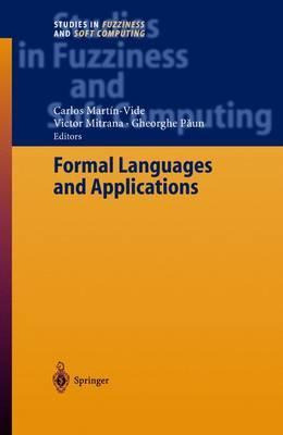 Libro Formal Languages And Applications - Carlos Martã¿â­...
